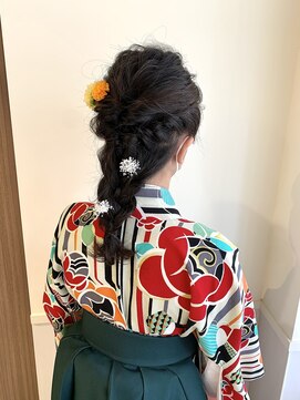 ネオリーブ ロア 鶴川店(NEOLIVE ROA) 卒業式編みおろし 鶴川 町田 袴 着付け 美容室
