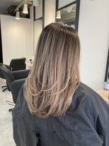 ラフ 難波店(LAFF)&nbsp;#黒髪#ボブルフ#ネビージュ#小顔#ワンレン