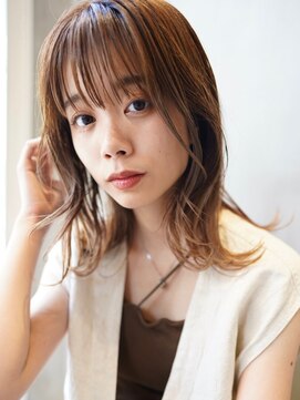 ニコ トウキョウ(nico TOKYO) 20代30代小顔ひし形大人かわいいウルフミディアムレイヤー