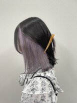 アネラ(Anela)&nbsp;切りっぱなし＋インナーラベンダーシルバー【平本】