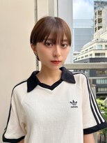 ノク(nok)&nbsp;シースルーバング マッシュショート_前髪マチルダボブ