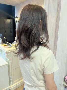 キャアリー(Caary) 福山人気caaryショコラブラウン大人かわいいレイヤー巻き髪20代