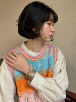 トナリ(tonari)&nbsp;丸みボブ　マチルダボブ　黒髪【鹿児島中央駅】