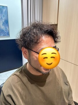 リバティシェアバーバー 銀座(LIBERTY SHARE BARBER) 【メンズパーマ】大人波巻きおしゃパーマ