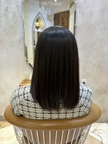 ロンドローズ 名古屋(Lond damaskRose)&nbsp;学割 ブリーチなしダブルカラー ブリーチ 髪質改善 ボブ 547