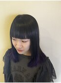 縮毛矯正履歴あり・グラデーションカラー