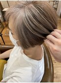 【お客様フォト】白髪ぼかし×ショートボブ