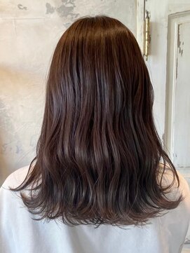 ニュイ(NUIT) ダブルカラーミルクティーベージュカラーブルーブラックブリーチ