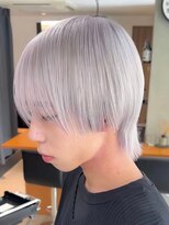 ボブルフ/ネビージュ/小顔/ワンレン/スモーキーアッシュ[渋谷駅]
