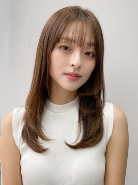 エトラ 渋谷店(etora) 小顔 フェミニンロング メルティーカラー 似合わせカット"