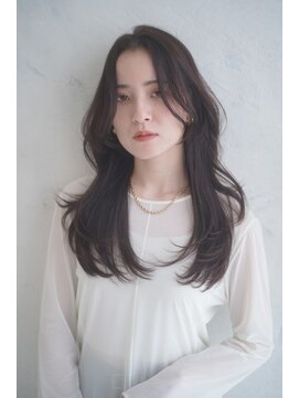 ニューヨークニューヨーク 阪急高槻店(NYNY) レイヤーシアーグレージュ小顔2wayバング韓国ヘア髪質改善美髪