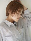 20代～50代◎ハンサムショートマッシュボブブリーチ髪質改善