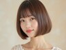 【根本が気になる方へ】カット＋根元リタッチカラー[白髪染め◎]￥6600
