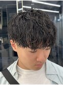波巻きパーマ1ヶ月後メンテナンスカット