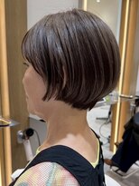 ソワネ 表参道(soigne) 表参道白髪ぼかしハイライトタッセルボブベージュアッシュ40代◎