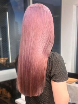 ジゼル 梅田(GiseL) ブリーチ ダブルカラー ハイライト ハイトーン ピンク 10代20代