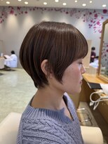 サラ ビューティ サイト 春日(SARA Beauty sight) 【30.40代人気】白髪ぼかしハイライト×タイトショート