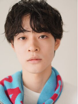 ディッセンバー 伊勢崎(December) メンズ/ブルーブラック/フェザーパーマ/ニュアンスパーマ/