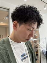 ラヴィズムバイフィフス 長岡古正寺店 長岡駅(LUVISM by fifth)&nbsp;長岡シャドウパーマ緩めスパイラルパーマ波巻きパーマッシュ30代