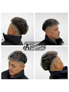 アディクション(Addiction) スキンフェード×パーマ