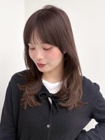 ラフ フロム ガーデン(Laf from GARDEN)&nbsp;ミディアム/レイヤーカット/顔周りカット/透明感カラー
