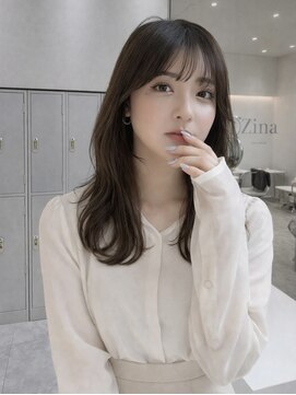 ジーナ 京都河原町(Zina) ミディアムレイヤーカット*韓国ヘア*【Zina 京都河原町】 真鍋