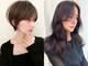 ジルブラン 土浦(JIL BLAN)の写真/《似合わせカットが得意なスタイリストが在籍！！》ロングでもショートでも小顔に見せる顔まわりカット！