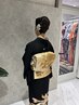 《土日祝》 留袖・着付け+プレミアム和髪ヘアセット ￥14,300