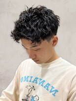 アース 大井町店(HAIR & MAKE EARTH) カット+骨格補正ツーブロックパーマ