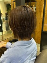 ルディー バイ ヘアーポケット(rudii by HAIR POCKET)&nbsp;ボブレイヤー×ベージュカラー