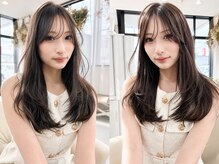 【オリーブカラー】で赤みを抑えて暗めでも柔らかい透明感ヘアに♪
