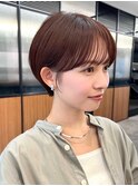 コンパクトショートカット丸みショートくびれショートボブ表参道