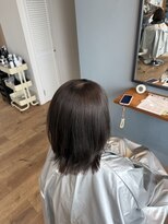 レアレア ヘアアンドライフ(LeaLea)&nbsp;ワンホンレイヤー/ミルクティーブロンド/ダークブルー/伊丹