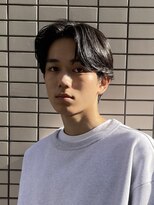 キーゴ 博多(KY-GO.)&nbsp;【韓国風センターパート】毛流れパーマ　博多メンズ