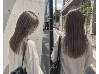 ザメゾン(THEMAISON)の写真/【新大阪/淡路】「朝5分で決まる。真っ直ぐすぎない、美髪ストレート。」バージン毛もハイダメージ毛も対応