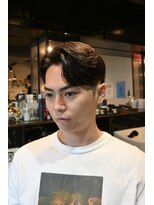 ツーエイチ 新宿(2H)&nbsp;新宿/かきあげショート/センターパート/新宿理容室/メンズヘア