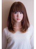 ツヤ髪のまま遊べるインナーカラー