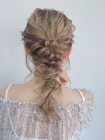 ルービック 豊中(Rubik's)&nbsp;波ウェーブ×編みおろしヘアアレンジ