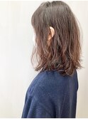 鎖骨ミディアムパーマ