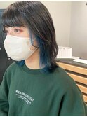 ウルフカット×ブルージュ