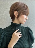 美しい大人美人ショート/ショートヘア/ショートカット/20代30代