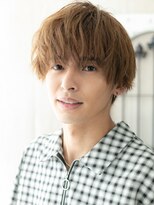 モッズヘア メン 南越谷南口店(mod's hair men) ハイトーンカラー&重めバングで目力UPのラウンドマッシュB南越谷