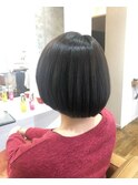ストレートボブスタイル