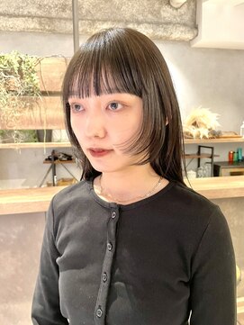 ディッセンバー 渋谷(December) 【December】今のバズり×ブリーチなし透明感グレージュカラー◎