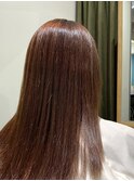 10月/前髪カタログ/インナーグレージュ/ピンクベージュ