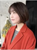 丸みミニボブ【福岡 パーマ デジタルパーマ 髪質改善】