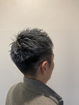 ムースヘアー(Muus hair) メンズ王道ショート×スモーキーアッシュ