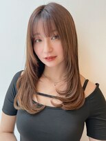 シティーバイローウェ 表参道(City/louwe)&nbsp;ワンカールレイヤー/マロンベージュ