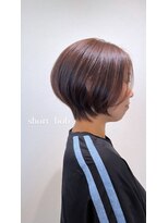 ウインナーヴィジョン 栄 久屋大通店(WINNER VISION) 【大人のファッションカラー】艶カラー骨格修正ショートボブ