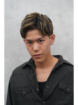 クロムトウキョウ ザ バーバー 新宿本店(CHROM TOKYO the Barber) アップバング/ショート/メンズ/メッシュ/夏髪/短髪/ビジネスヘア